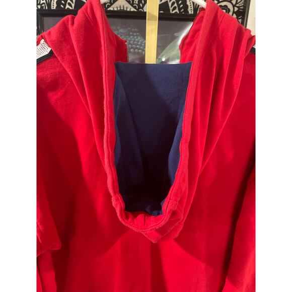 Vintage Women’s Tommy Hilfiger Sport Y2K Flip Up Jacket Red Embroidery XL - Picture 8 of 8